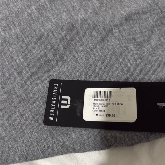 Travis Mathew Gray Short Sleeve Tee - Picture 5 of 6